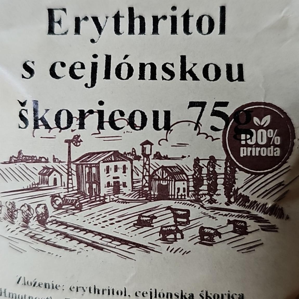 Fotografie - Erythritol s cejlónskou škoricou Najtelo