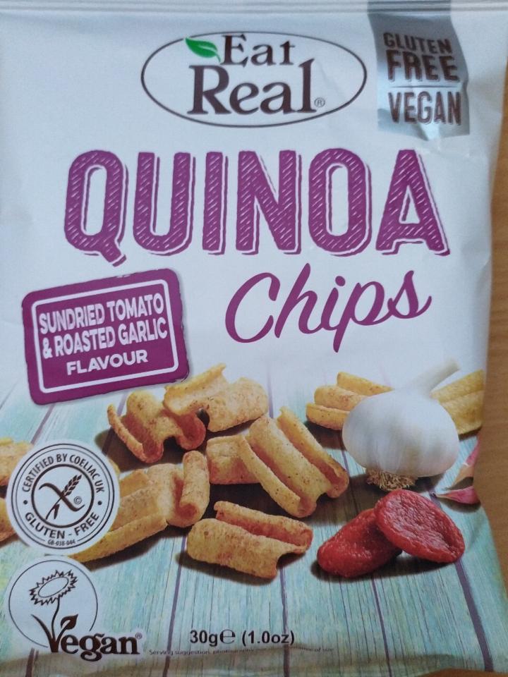 Fotografie - Quinoa chips sundried tomato & roasted garlic Eat Real