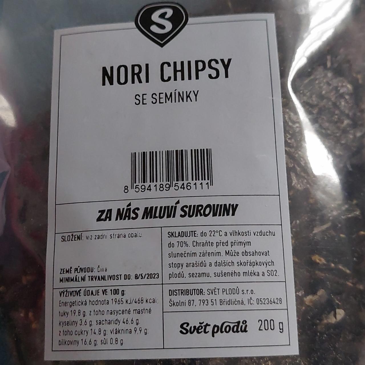 Fotografie - Nori Chipsy se semínky