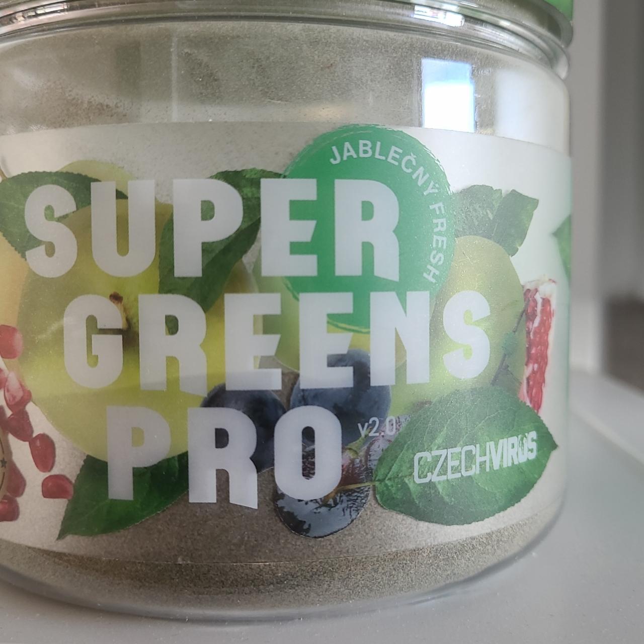 Fotografie - Super Greens Pro Jablečný fresh Czech Virus