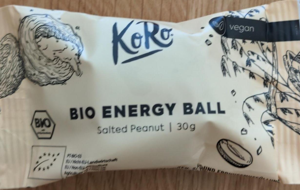 Fotografie - Bio energy ball Salted caramel KoRo