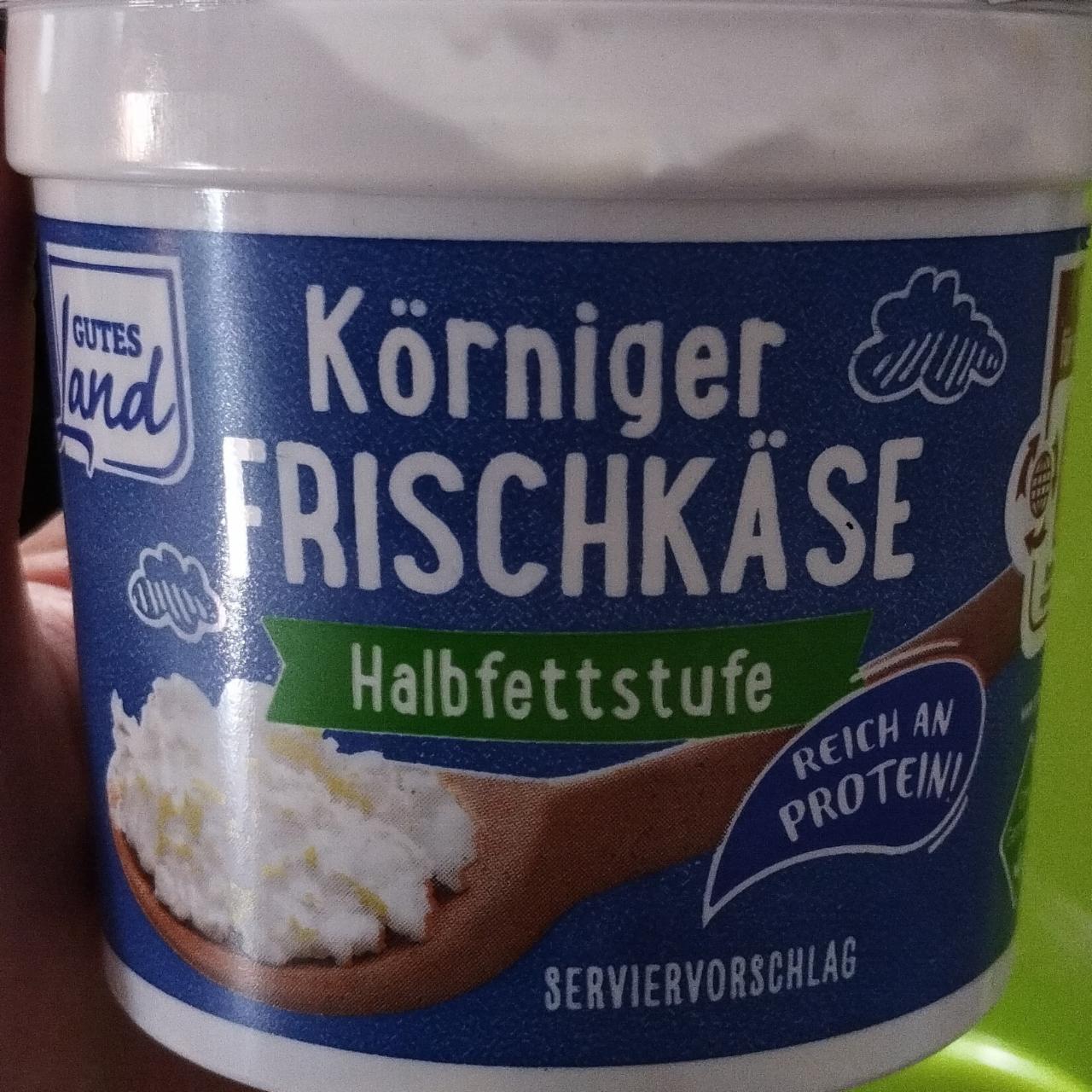 Fotografie - Körniger frischkäse Halbfettstufe Gutes Land