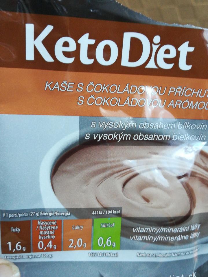 Fotografie - Kaše s čokoládovou příchutí Ketodiet