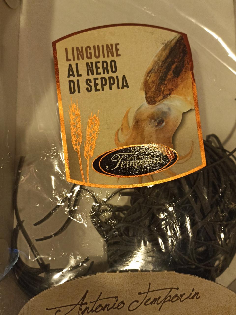 Fotografie - Linguine al nero di seppia