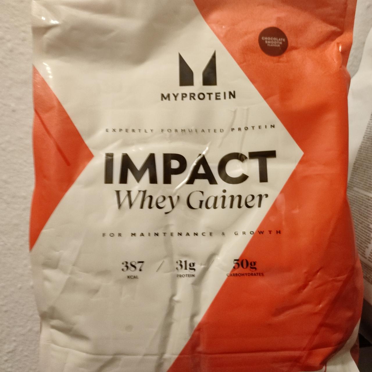 Fotografie - Impact Weight Gainer Myprotein