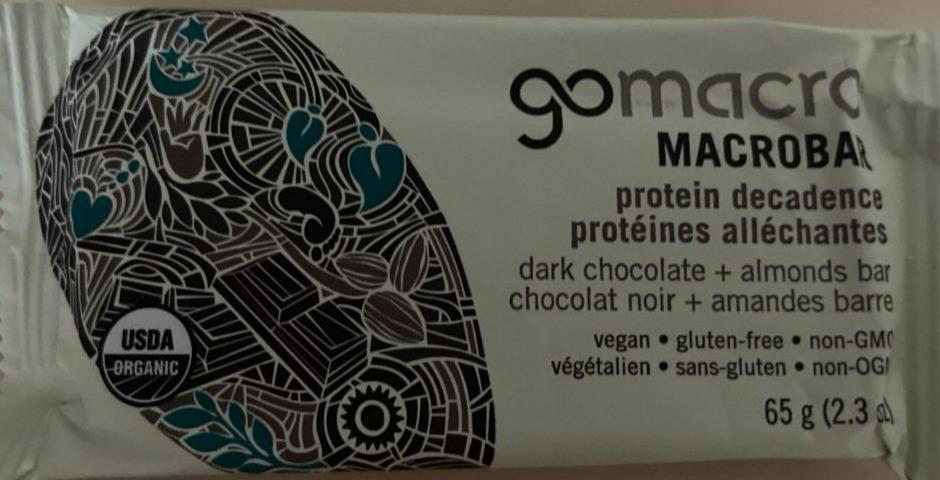 Fotografie - Macrobar protein decadence Gomacro