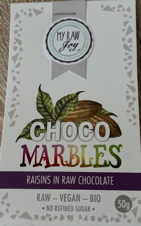 Fotografie - choco marbles my raw Joy