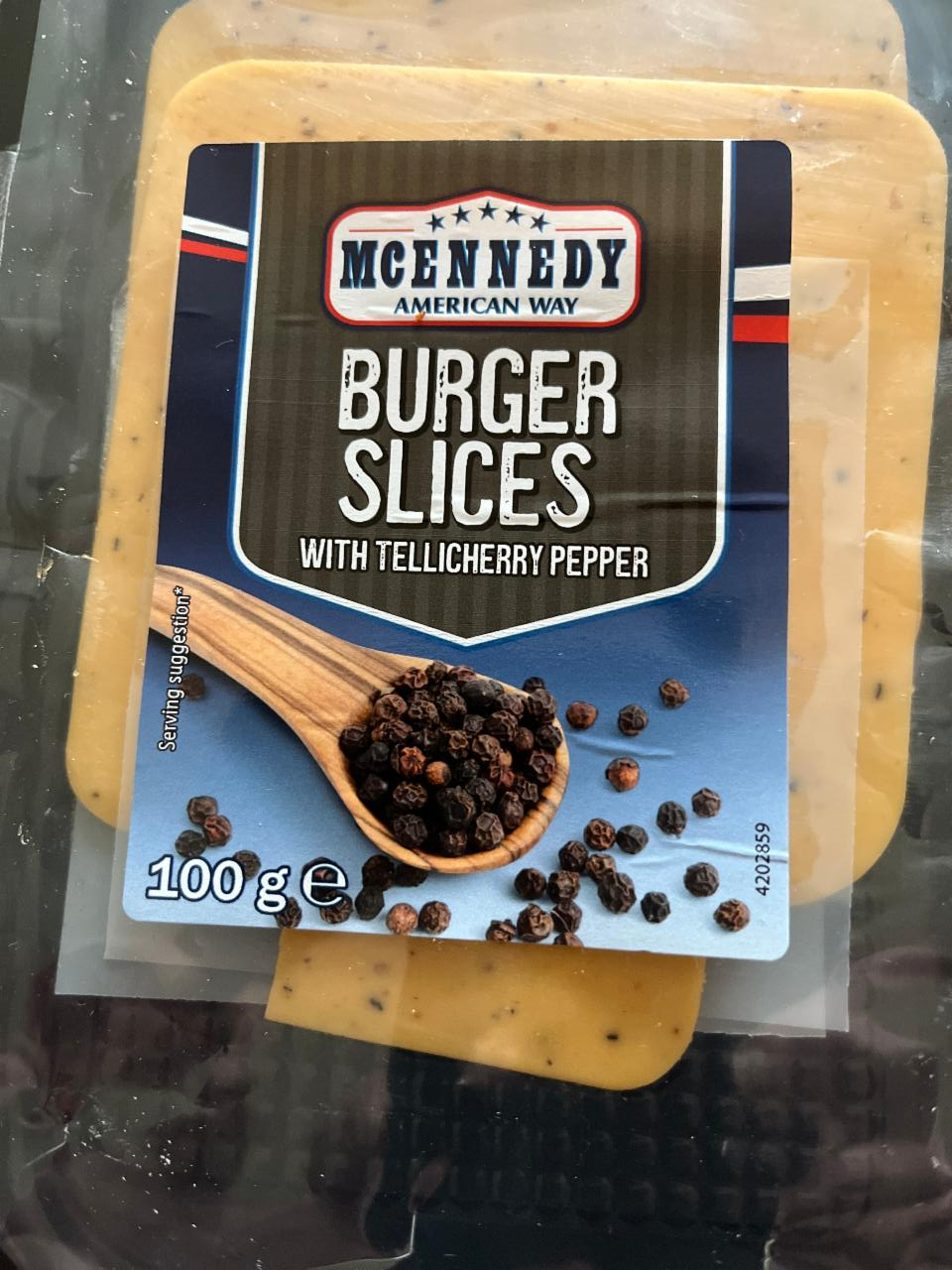 Fotografie - Burger Slices with tllicherry pepper McEnnedy American Way