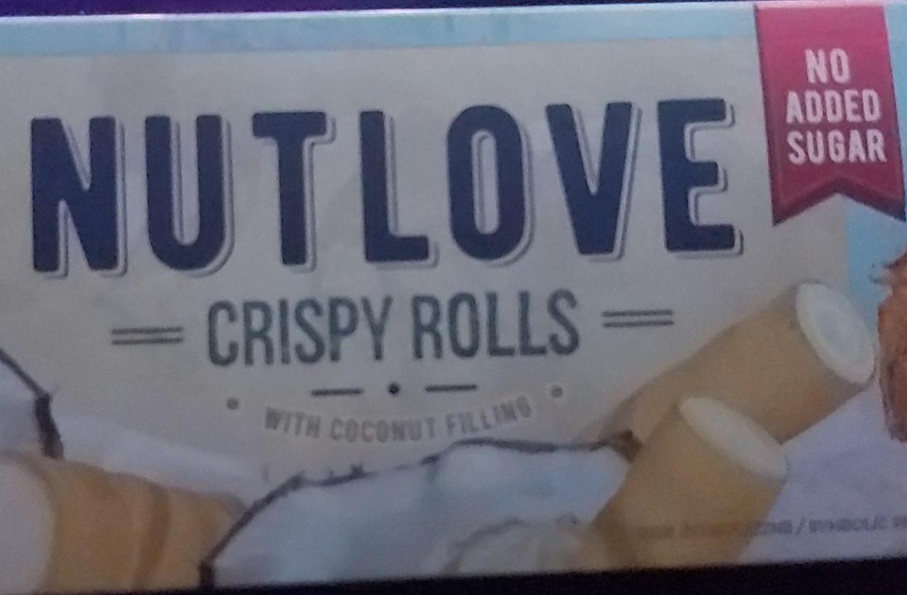 Fotografie - Nutlove crispy rolls coconut