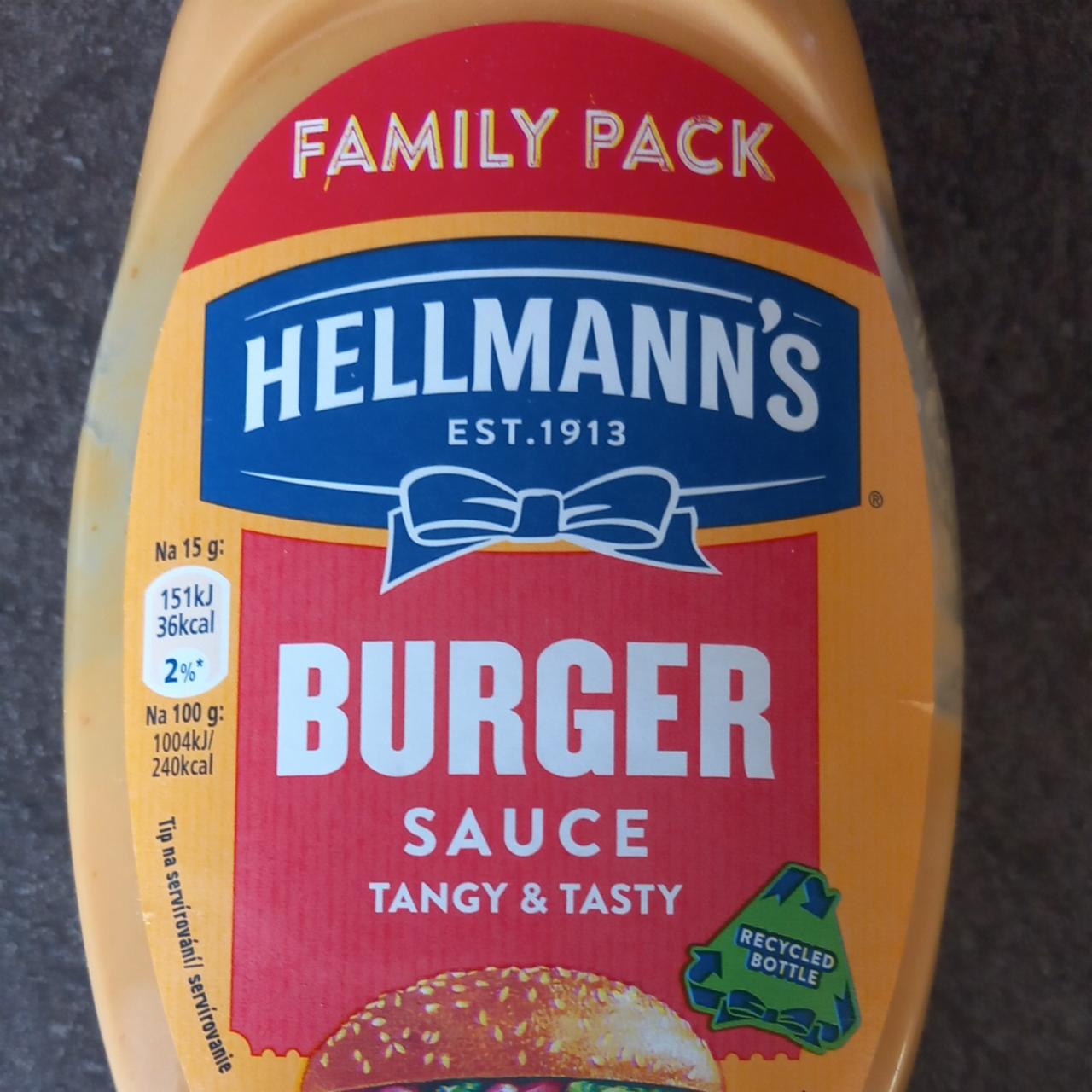 Fotografie - Burger sauce Hellmann’s