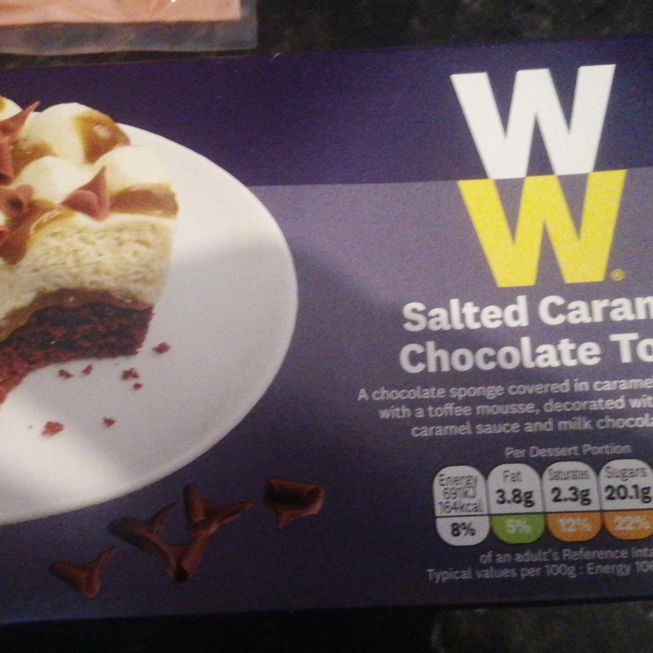 Fotografie - Salted caramel chocolate torte Weight Watchers