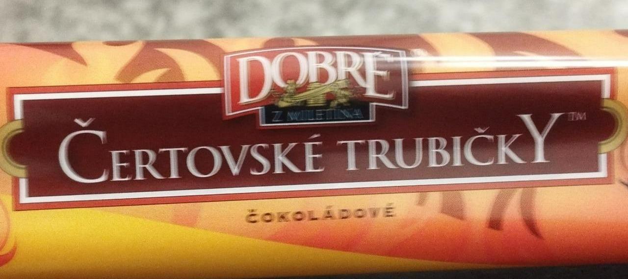 Fotografie - Čertovské trubičky čokoládové Dobré z Miletína