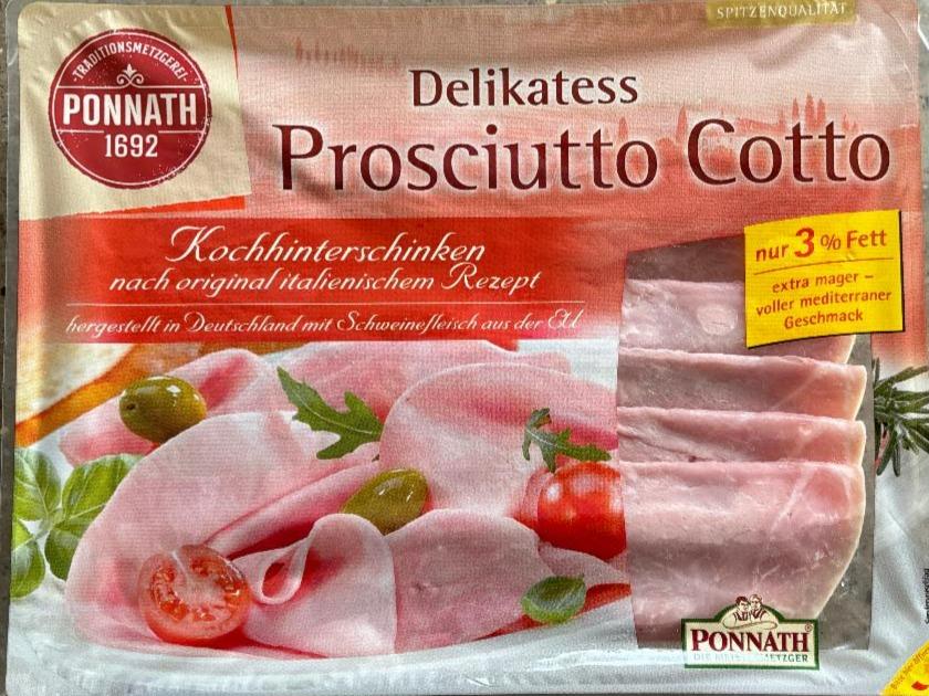 Fotografie - Delikatess Prosciutto Cotto Ponnath