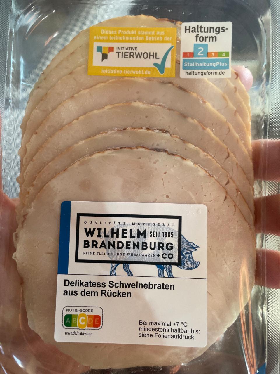 Fotografie - Delikatess Schweinebraten aus dem Rücken Wilhelm Brandenburg