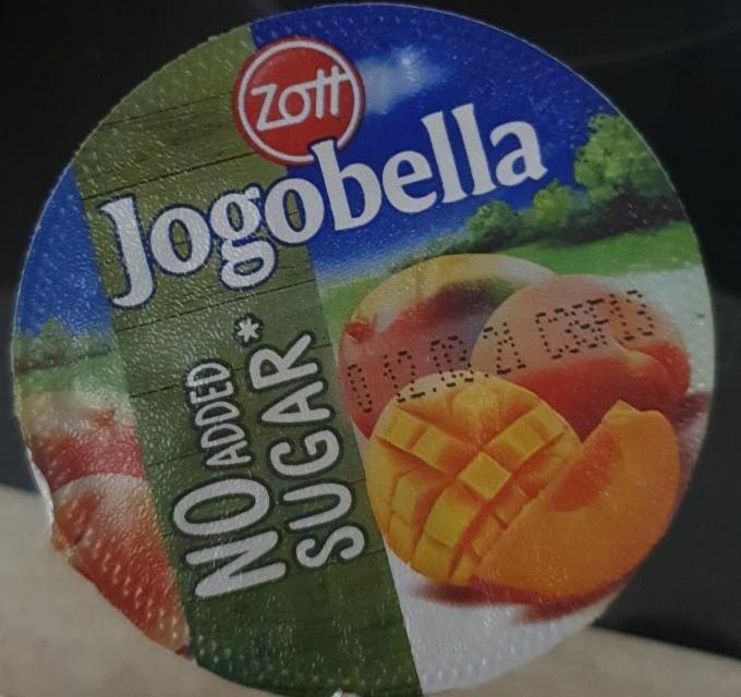 Fotografie - Jogobella No added sugar broskev-mango Zott