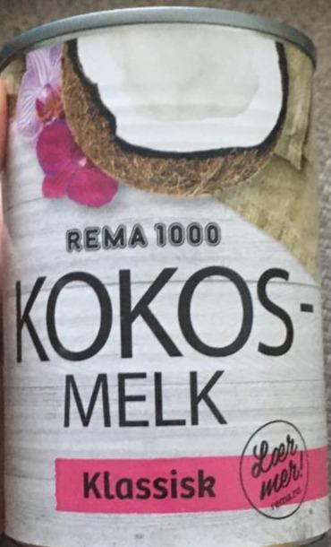 Fotografie - Kokosmelk klassisk Rema 1000