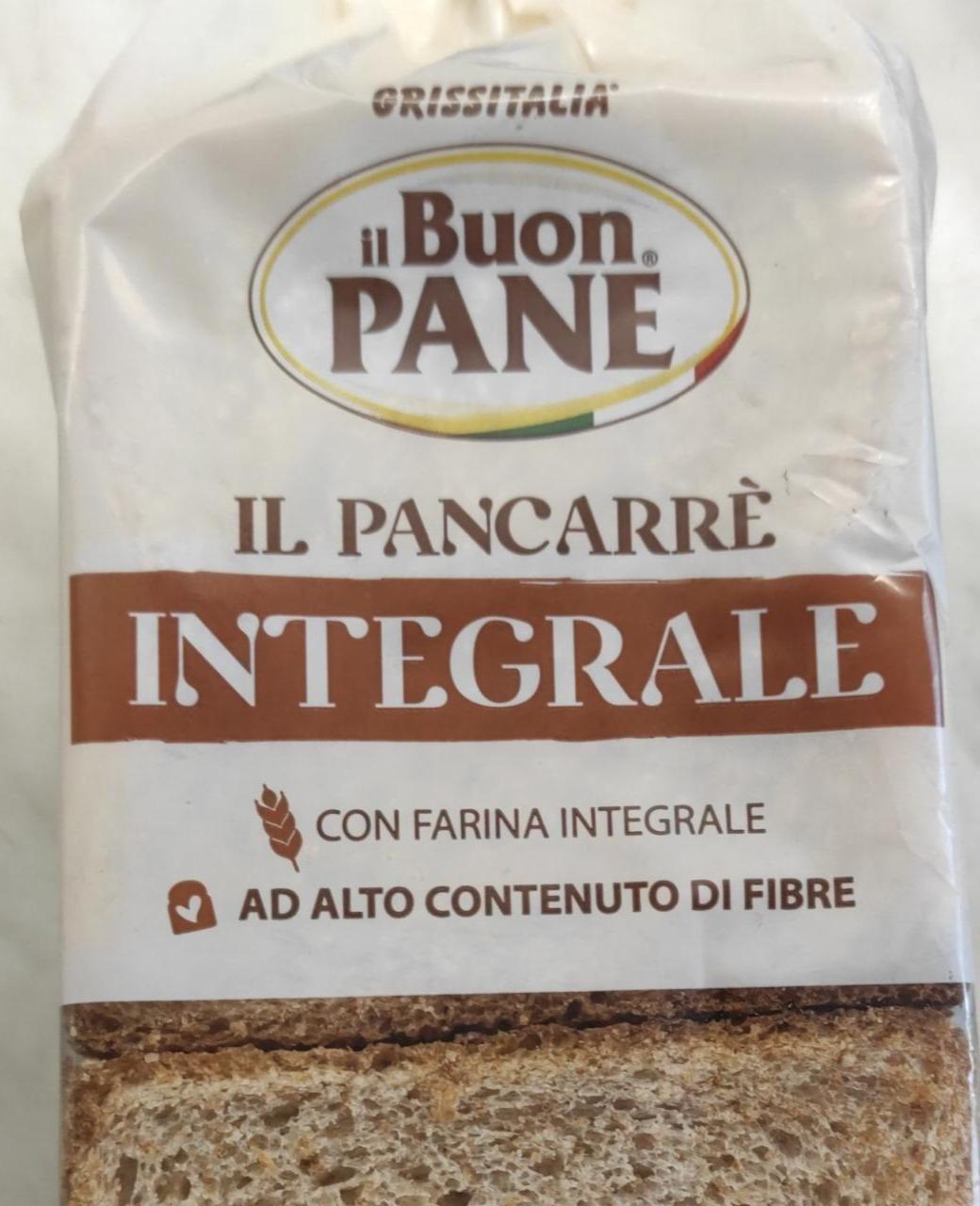 Fotografie - Buon Pane Il Pancarrè Integrale Grissitalia