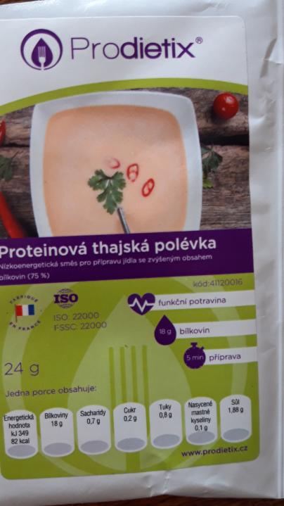 Fotografie - Proteinová thajská polévka Prodietix