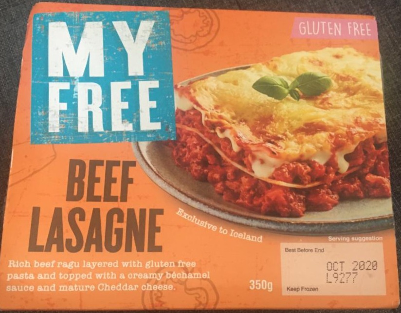 Fotografie - My free Beef Lasagne gluten free Iceland