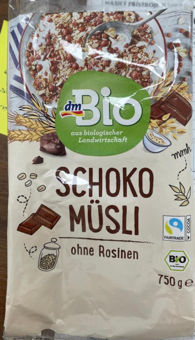 Fotografie - Schoko Müsli ohne Rosinen dmBio