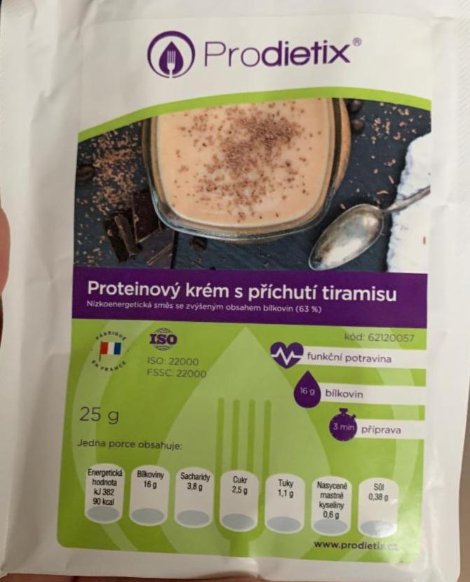 Fotografie - Proteinový krém s příchutí tiramisu Prodietix