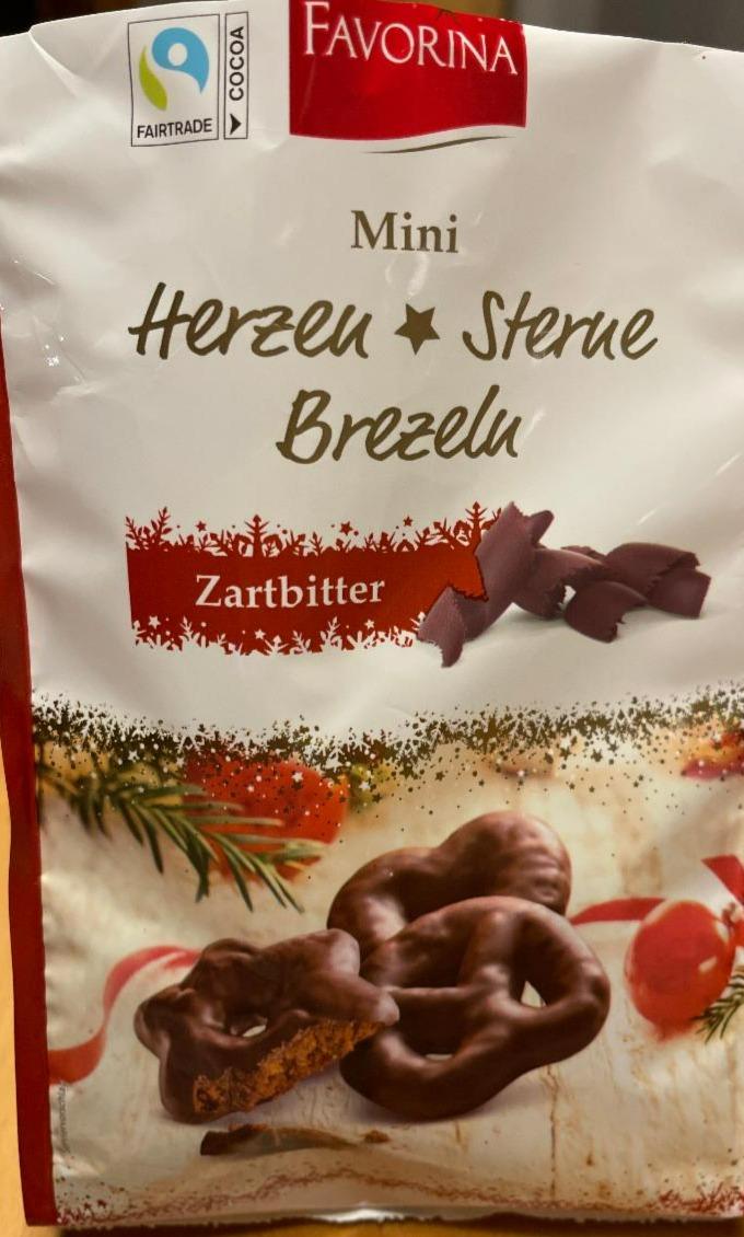 Fotografie - Mini Herzen Sterne Brezeln Zartbitter Favorina