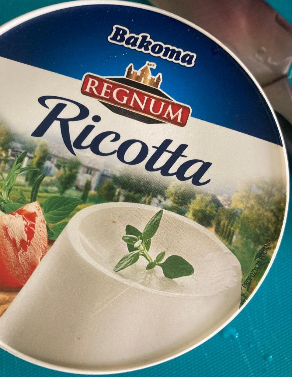 Fotografie - Regnum Ricotta Bakoma