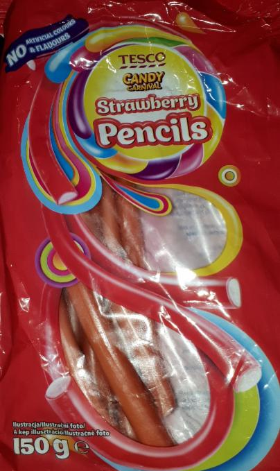 Fotografie - Candy Carnival Strawberry Pencils Tesco