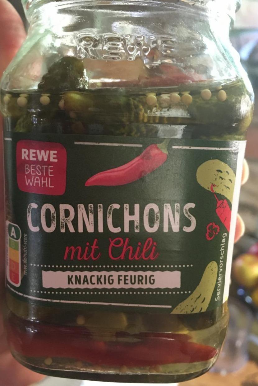 Fotografie - Cornichons mit Chili REWE Beste Wahl