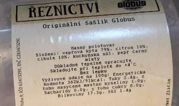 Fotografie - originální šašlik Globus