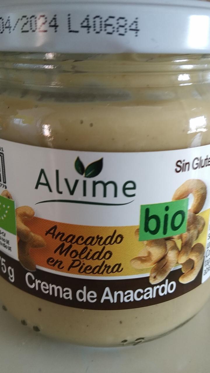 Fotografie - Bio Crema de Anacardo Alvime