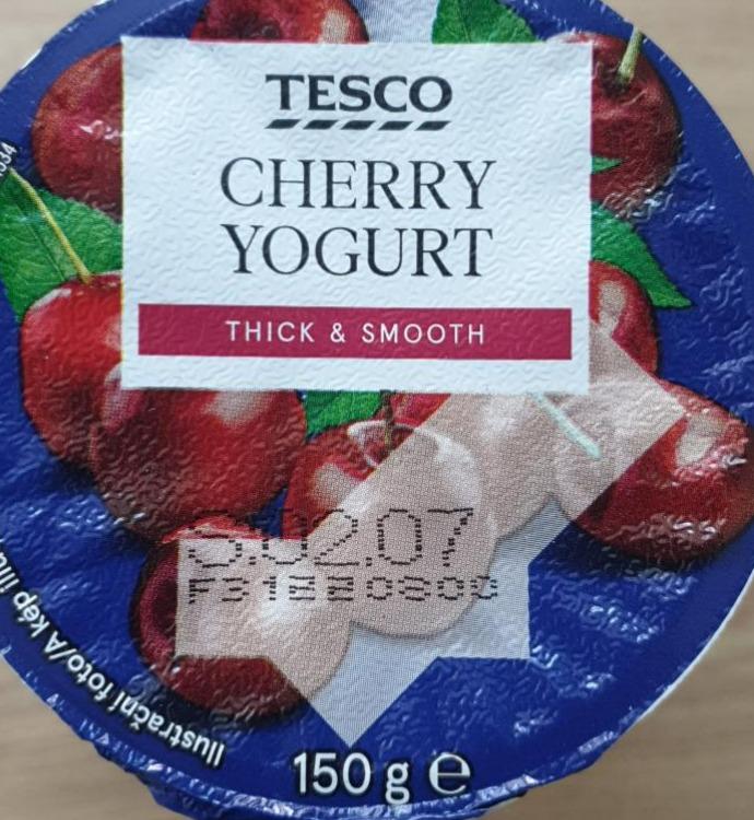 Fotografie - Jogurt třešňový Tesco