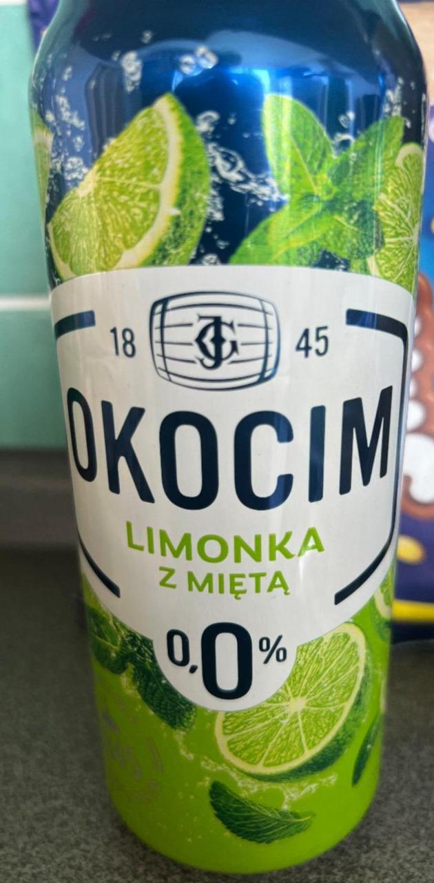 Fotografie - Limonka z miętą 0,0% Okocim