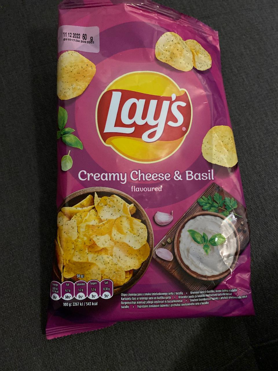 Fotografie - Lay's Creamy Cheese & Basil