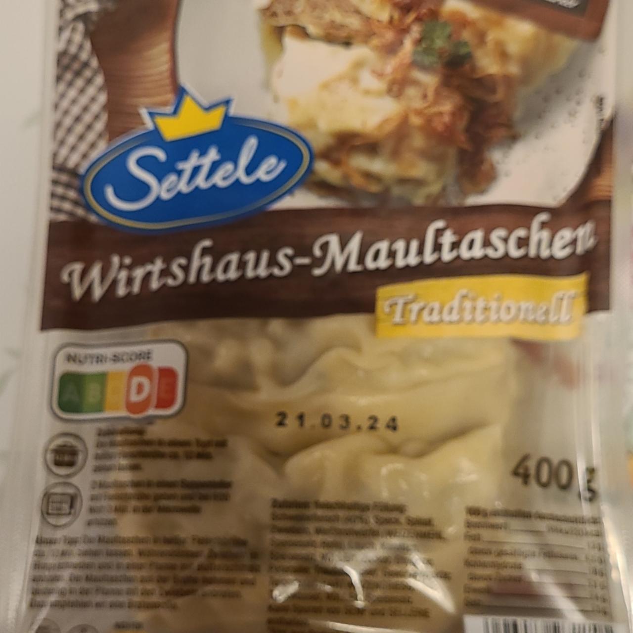 Fotografie - Wirtshaus Maultaschen - traditionel Settele