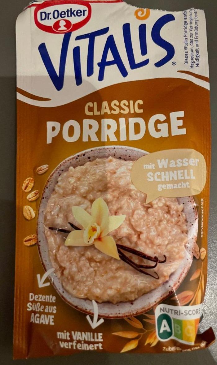 Fotografie - Vitalis Classic Porridge Dr.Oetker