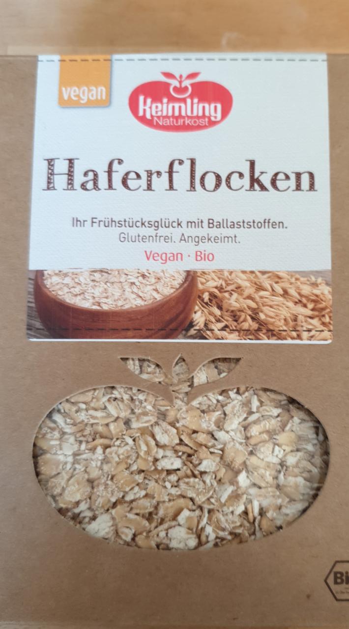 Fotografie - Bio Vegan Haferflocken Keimling Naturkost