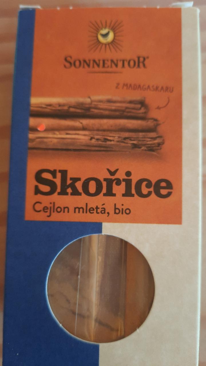 Fotografie - Sonnentor - SKOŘICE MLETÁ Cejlon BIO