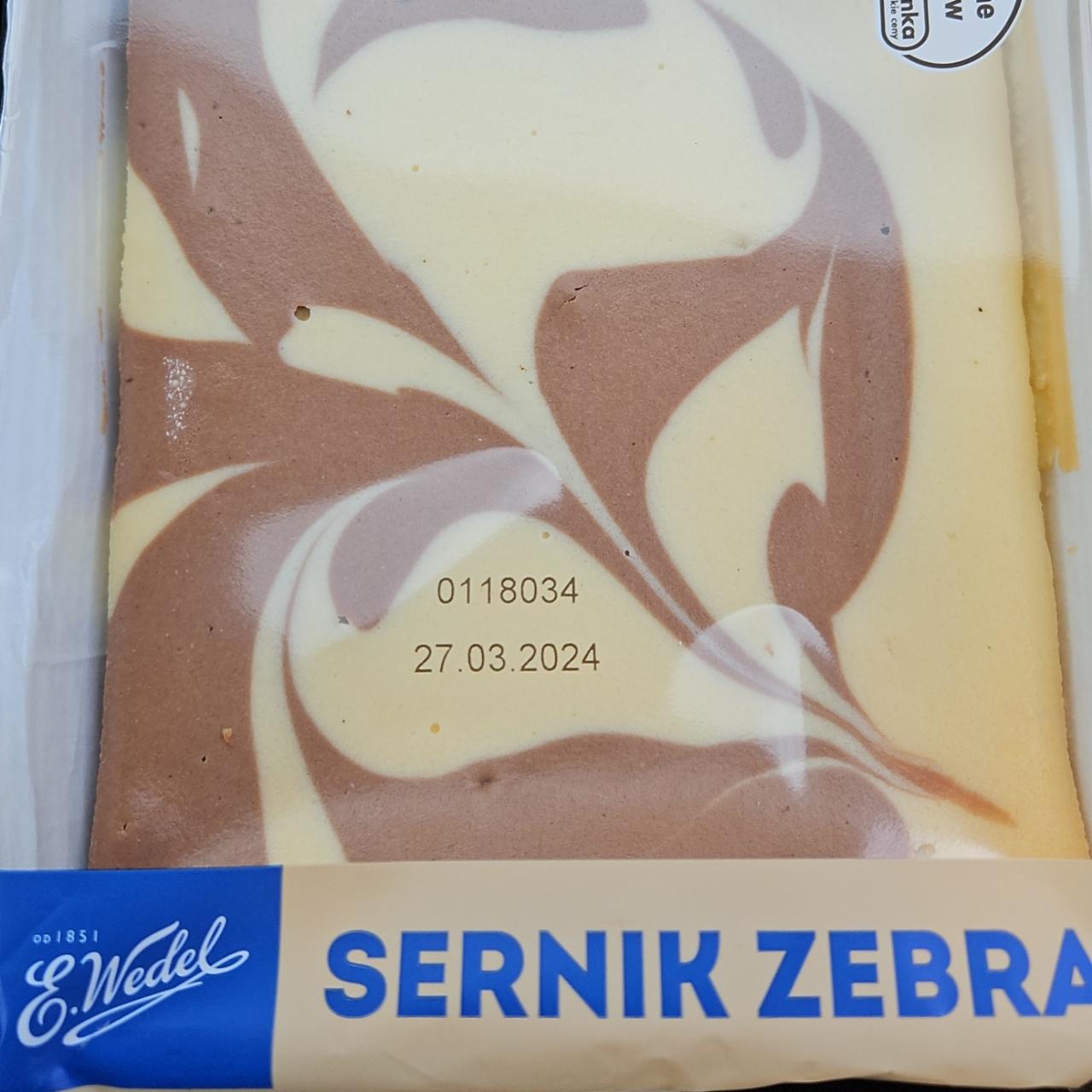 Fotografie - Sernik Zebra E.Wedel