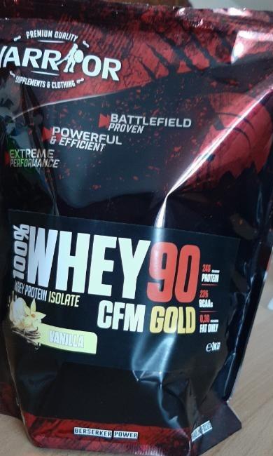 Fotografie - 100% whey 90 CFM gold vanilla Warrior