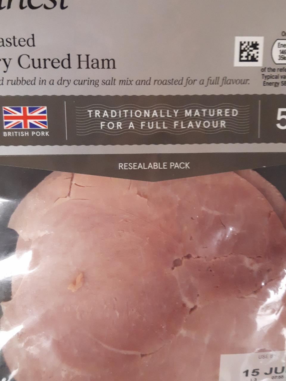 Fotografie - dry cured ham Tesco finest