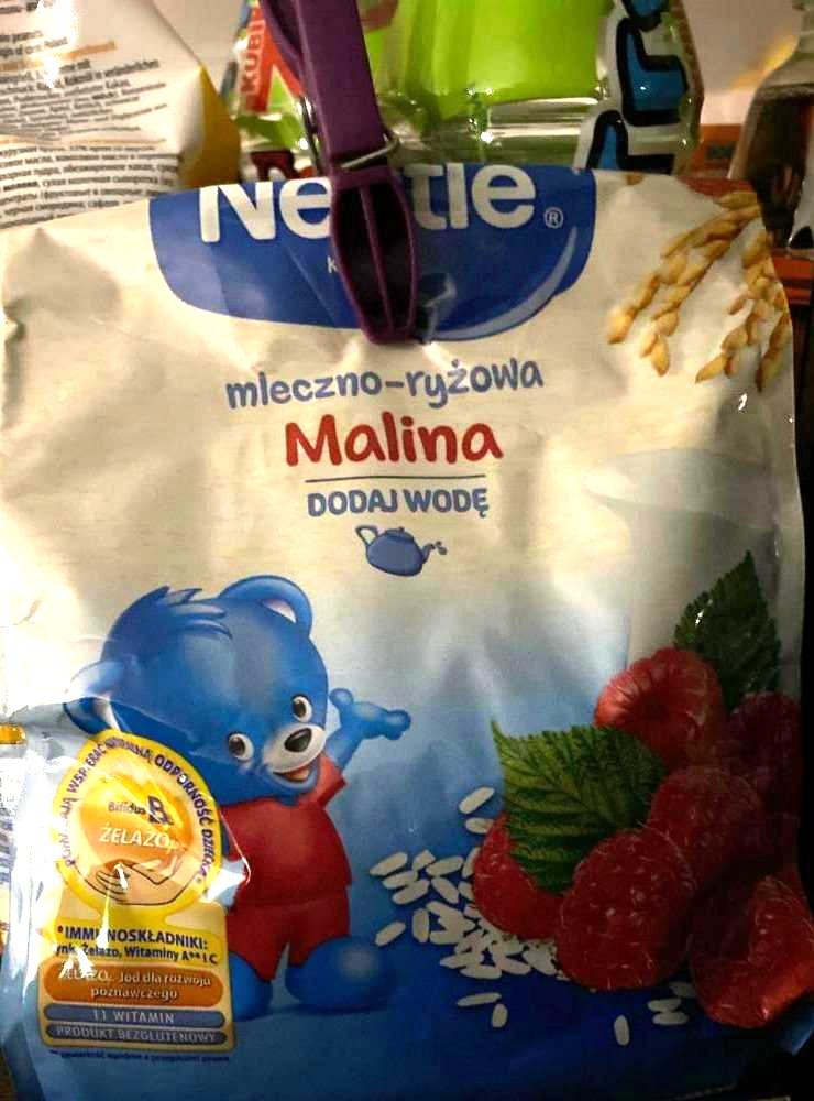 Fotografie - Kaszka mleczno-ryżowa Malina Nestlé