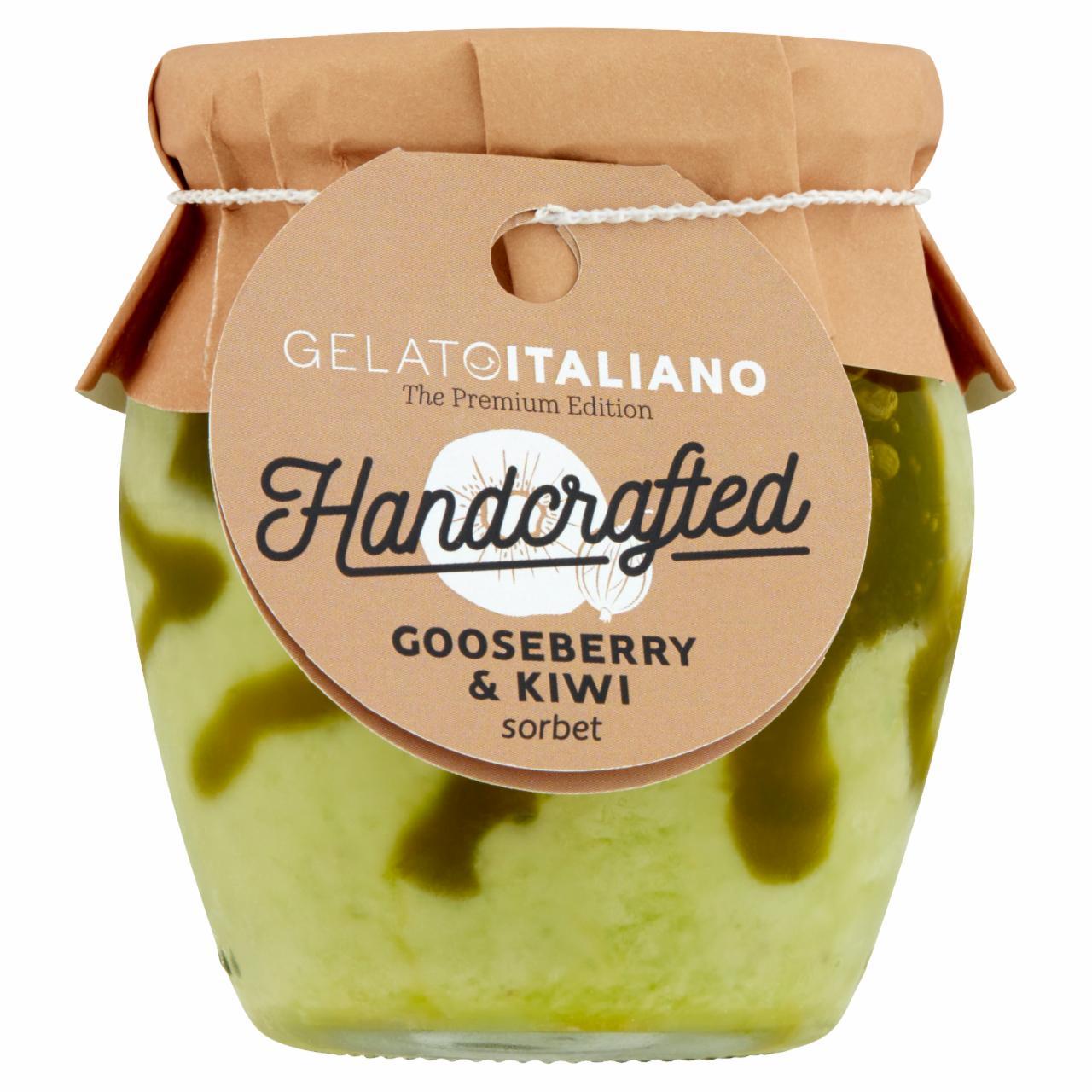 Fotografie - Handcrafted Gooseberry & Kiwi sorbet Gelato Italiano