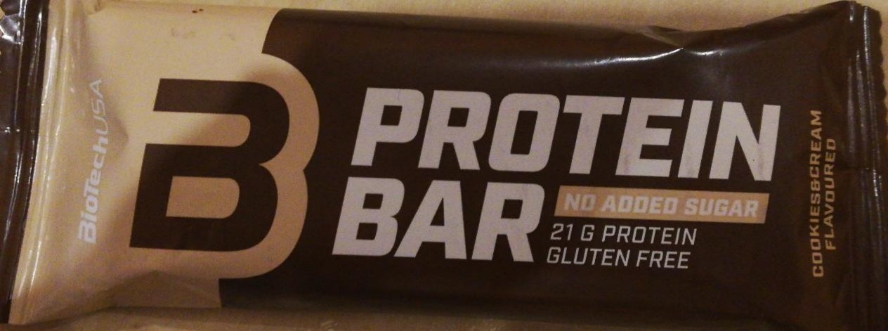 Fotografie - Crush protein bar cookies & cream BioTechUSA