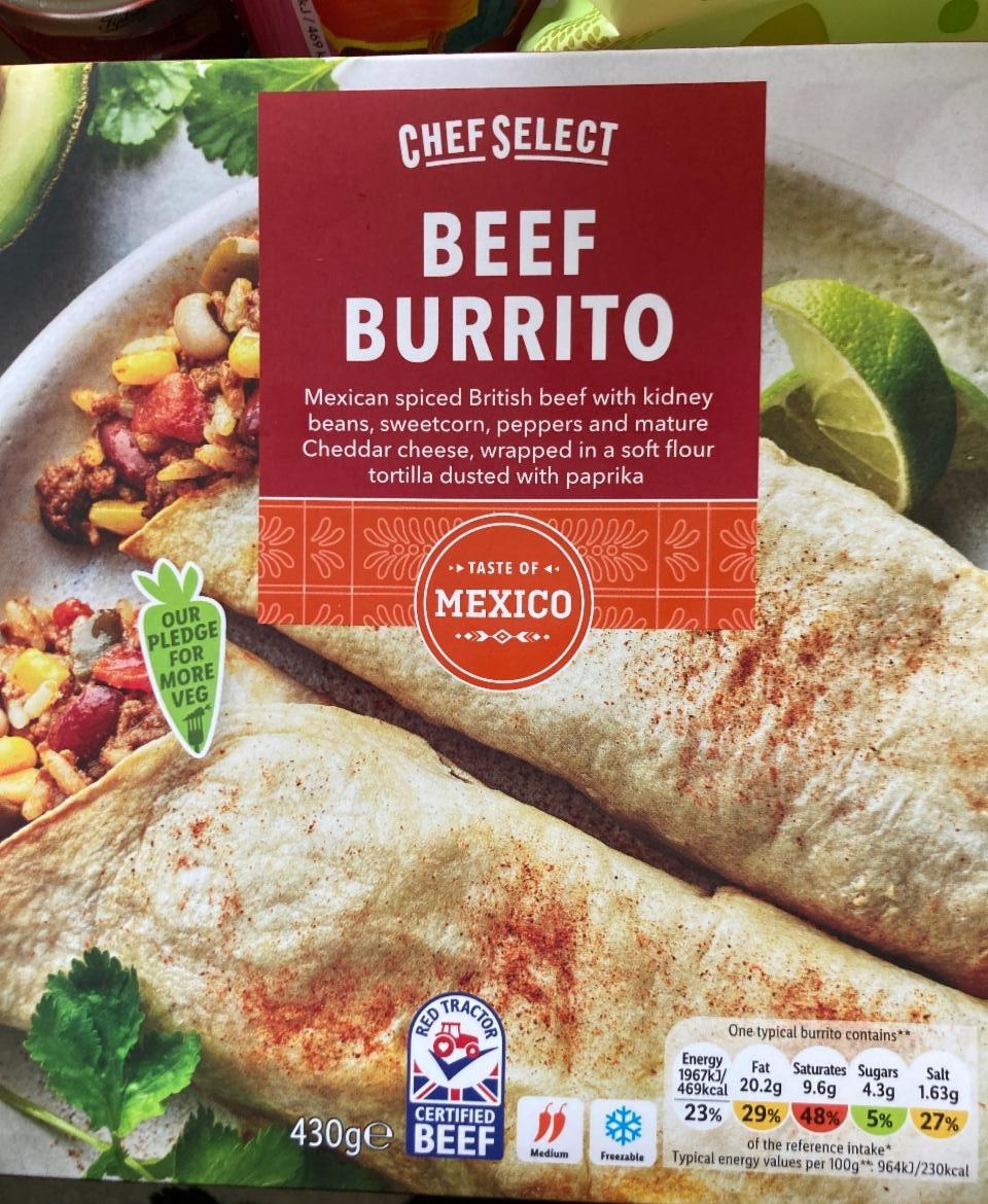 Fotografie - beef burrito Chef Select Lidl