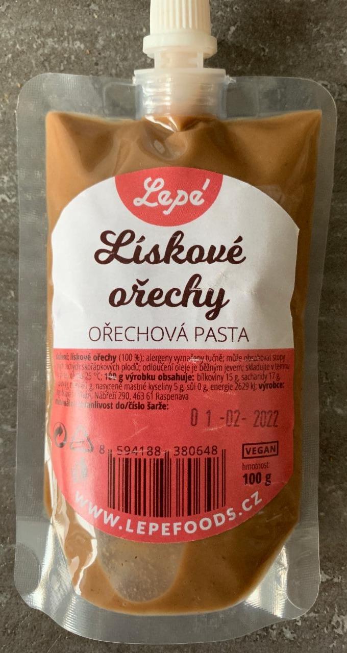 Fotografie - lískové ořechy ořechová pasta Lepé