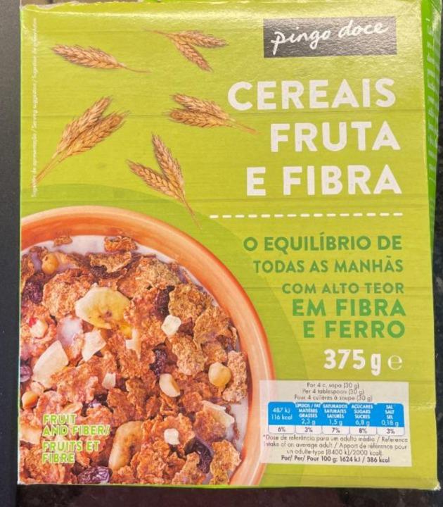 Fotografie - Cereais Fruta e Fibra Pingo Doce