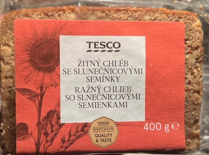 Fotografie - Žitný chléb se slunečnicovými semínky Tesco