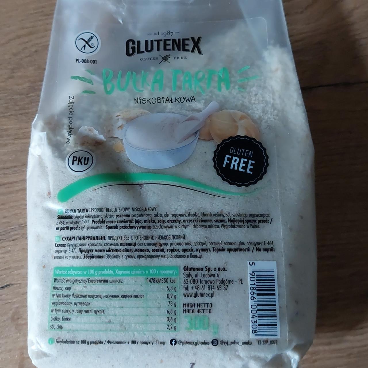 Fotografie - Bułka Tarta Niskobiałkowa bezglutenowa Glutenex