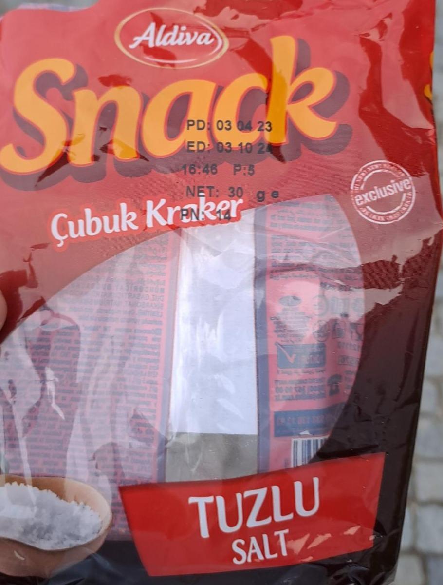 Fotografie - Snack çubuk kraker Aldiva